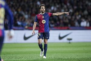 加西亚:作为球员我从未经历过这样的场面,国家德比总是非常激烈